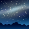 Milky Way emoji on Emojidex
